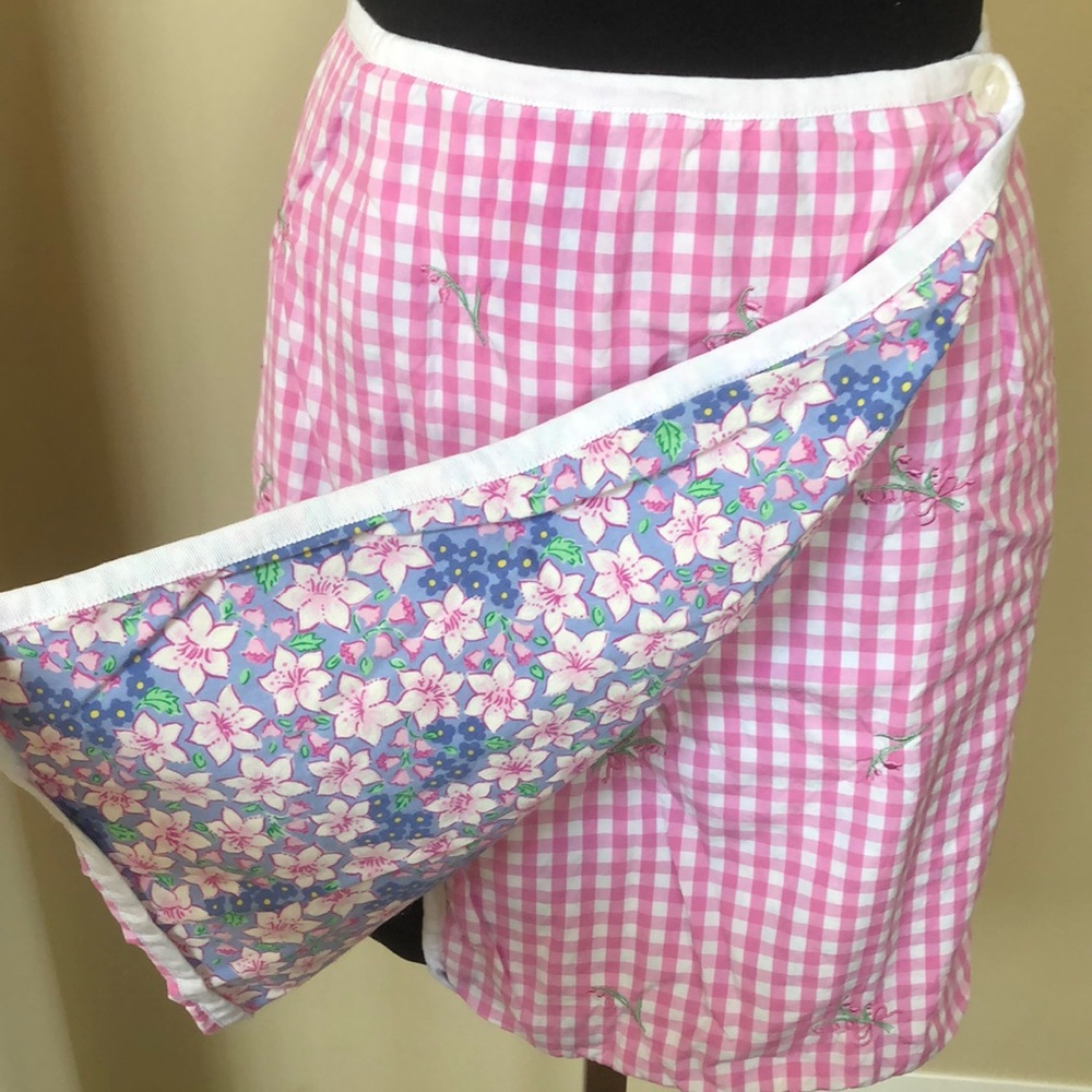 Lily Pulitzer reversible wrap skirt